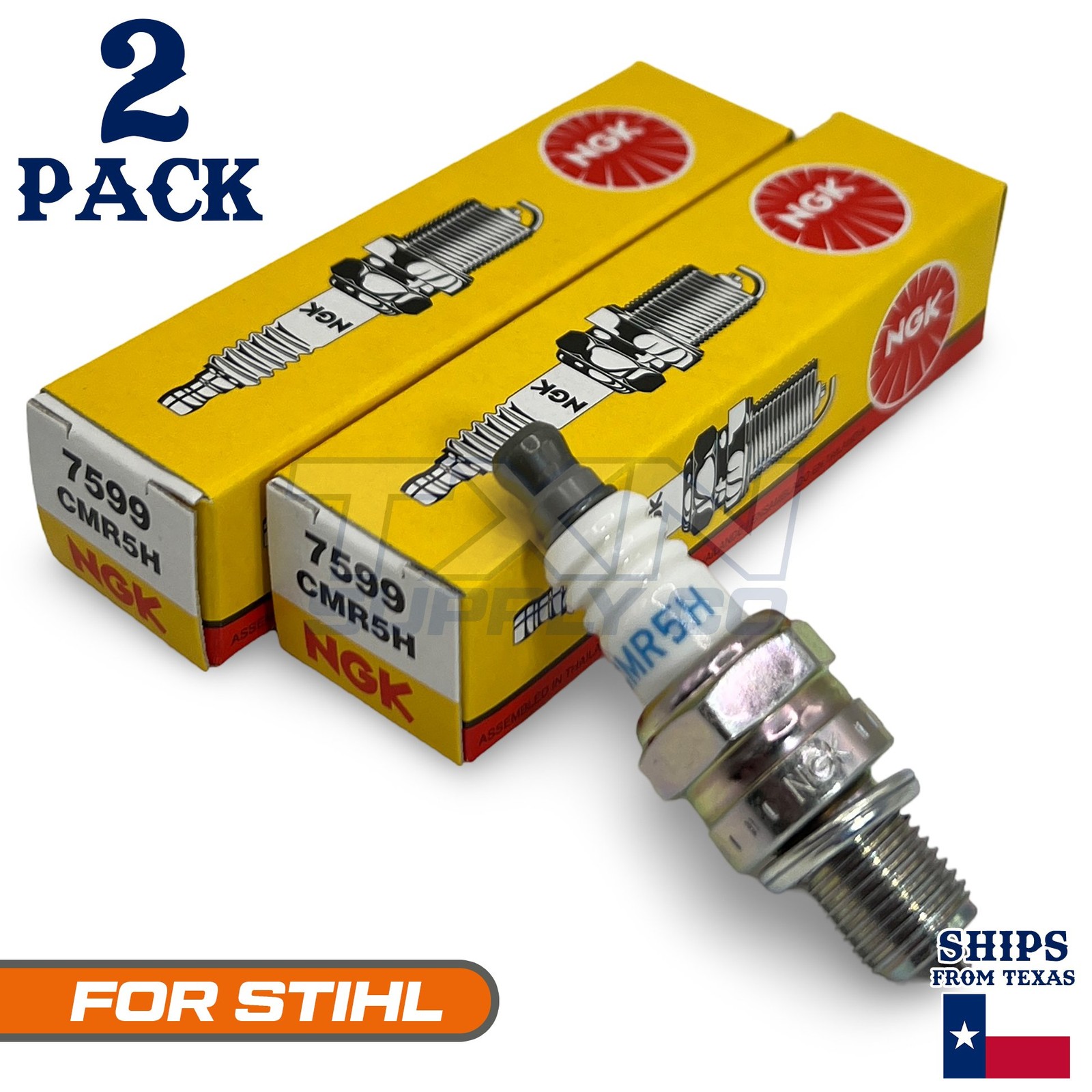 2 Pack NGK Spark Plug - For STIHL Trimmer Cutter HL100