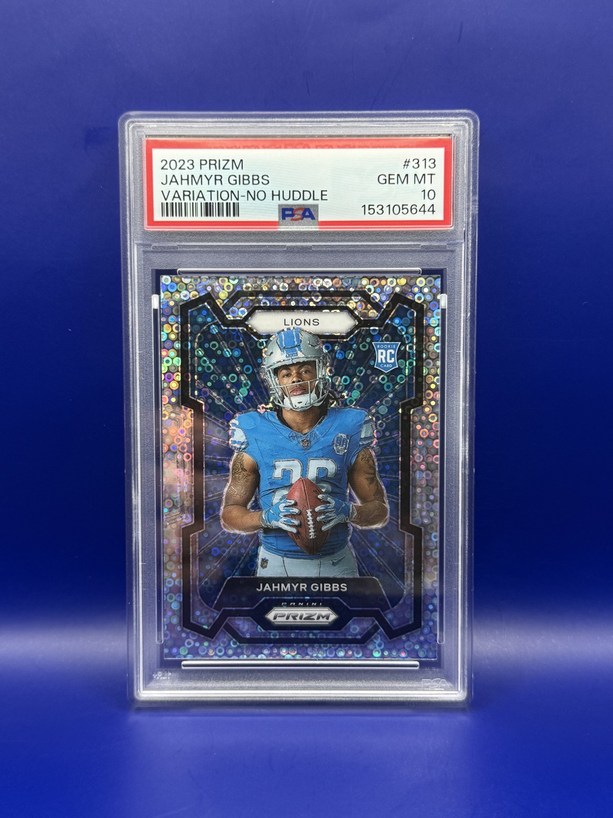 Jahmyr Gibbs Panini Prizm #313 Variation-No Huddle