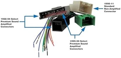 Standard Sound Wire Harness Connector Fits Select Vehicles