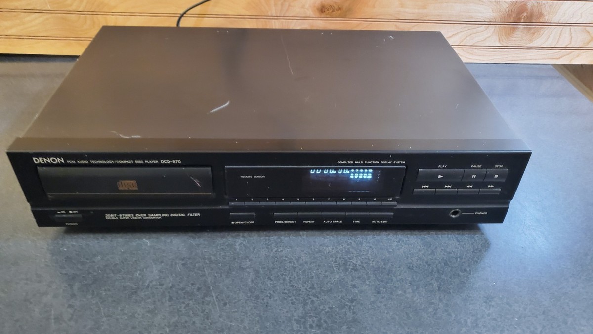 Vintage Denon DCD-570 Compact Disc Player No Remote Fully