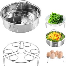 Steamer Basket Rack Stainless Steel Pressure Cooker Accessory Egg Steam Rack