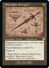 1 x Blackblade Reforged - Retro Schematic - The Brothers' War: Retro Frame Artif