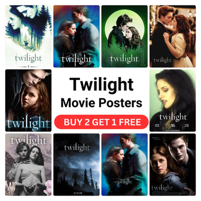 Twilight (2008) - Filmposter Kunstdruck (Größen A1, A2, A3, A4)