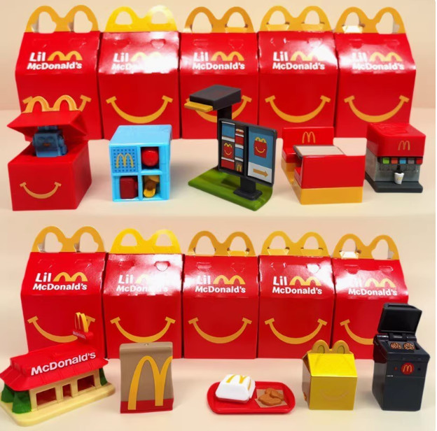 McDonald's マクドナルド ライト2個セット 2025 Mc DONALD'S Lil Mc Donalds Minature Kids HAPPY MEAL TOYS 1Set