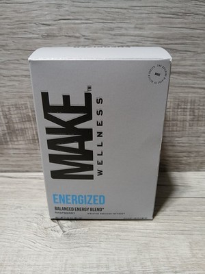 Make Wellness Energized Balanced Energy & Focus Drink Mix Raspberry 30 Servings