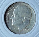 1950 P ROOSEVELT DIME - 90% SILVER - MELT VALUE $ 5.70 each - BCDR 07