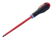 Bahco ERGO™ VDE Insulated Pozi Screwdriver PZ1 x 80mm