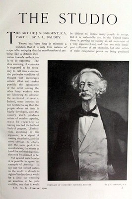 The Studio London. The Studio. Band XIX. No. 83 February 1900. Colonel IAN Hamil