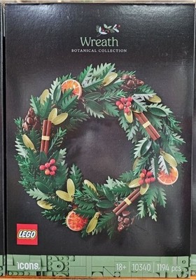 Lego 10340 Icon Wreath 1194 Teile VERSIEGELT
