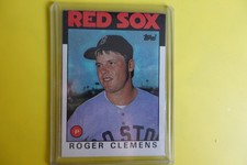 1986 Topps Roger Clemens Red Sox #661