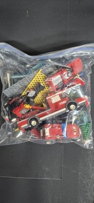 LEGO City Fire Emergency Vehicle Parts Lot Trucks Ladder Pieces OEM Incomplete 