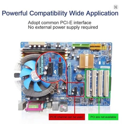 PCie Remote Computer Power Switches Module Controls Desktop PC From Via Wifi