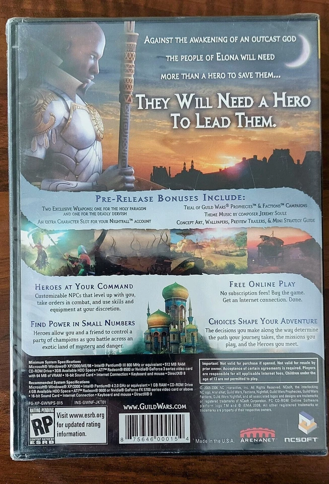 Guild Wars Nightfall Pre-Release NEW & SEALED - Image 2 of 4