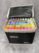 60 Colors Art Drawing Markers Set for Kids Adults Dual Tip Alcohol Markers Gifts