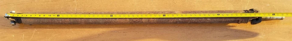 Eje de línea de transmisión manual GT 1968 Ford Ranchero Torino Fairlane 68 69 1969 Foto 3 de 4