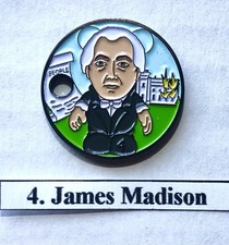 JAMES MADISON  -Pathtag- Presidents Club* RARE Hard to get token