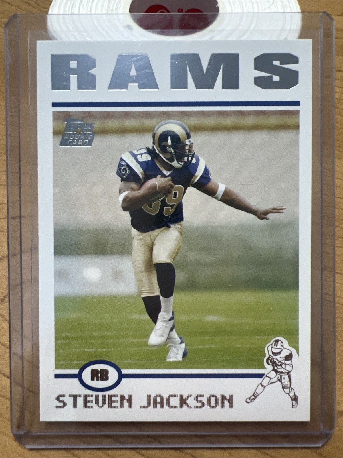 2004 Topps Chrome Steven Jackson #180 Rookie Card