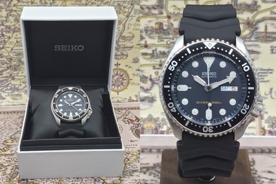 Seiko Automatikuhr SKX007 Herren Scuba Divers 200M 7S26-0020 c.Juni 1997 BOXED