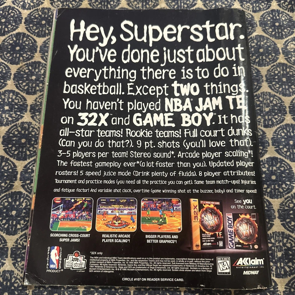 Video Games The Ultimate Gaming Magazine July 1995 Mortal Kombat 3 - Image 2 of 4