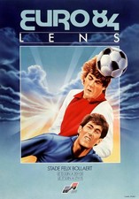 EURO 84 LENS – STADE FÉLIX BOLLAERT– HQ- REPRO MOVIE POSTER, VINTAGE, HQ