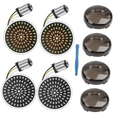 1157 LED Turn Signals Brake Light Kit 2" Bullet Fit Harley Touring Street