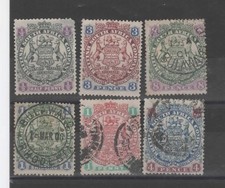 Afrique du Sud lot de 6 timbres anciens, neufs  et oblitéré, cote : 24 euros.