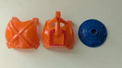 MOTU Vintage 1983 He-Man STINKOR Chest ARMOR Complete w/ Blue SHIELD (no Handle)