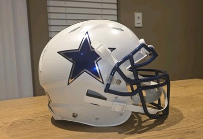 Dallas Cowboys Schutt Authenti Football Full Size Helmet | Pre-owned | Youth Med