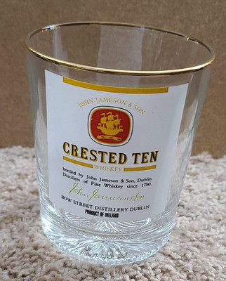 Jameson Crested Ten Rocks Glass
