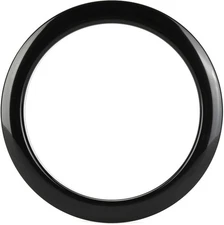 Cardinal Percussion Holz Port Hole Ring - 4-inch, Black (2-pack) Bundle