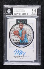 2019-20 Panini Noir In Focus Signatures 42/99 PJ Washington Jr BGS 8.5 Auto 6fs