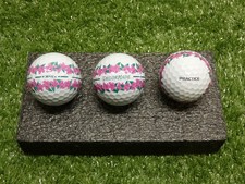 TaylorMade TP5x Stripe Season Opener "Practice" Golf Balls 1 Dozen Azalea New