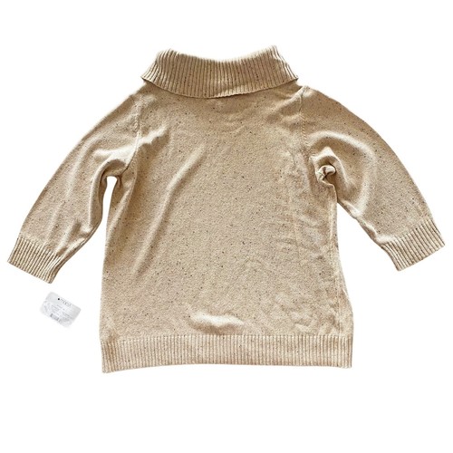 Charter Club: NUEVO NUEVO CON ETIQUETAS $69 Suéter Cuello Capucha Beige Cálido Tostado Tejido Acanalado: 1X - Imagen 11 de 15