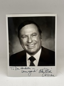 Alan J Dixon Signed 8x10 Photo Autograph Inscribed US Senator USS Illinois IL
