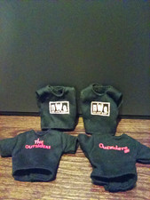 WWE Outsiders and NWO Action Figure shirts 