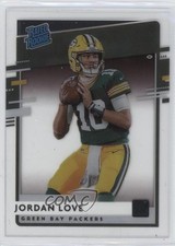 2020 Panini Chronicles Clearly Donruss Rated Rookie Jordan Love #RR-JL 12ks
