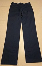 J.Crew Factory Boys Slim Fit Pant Flex Chino 12 Navy Blue L1633