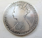 1873 Queen Victoria Gothic Head Florin sterling Silver 92.5%