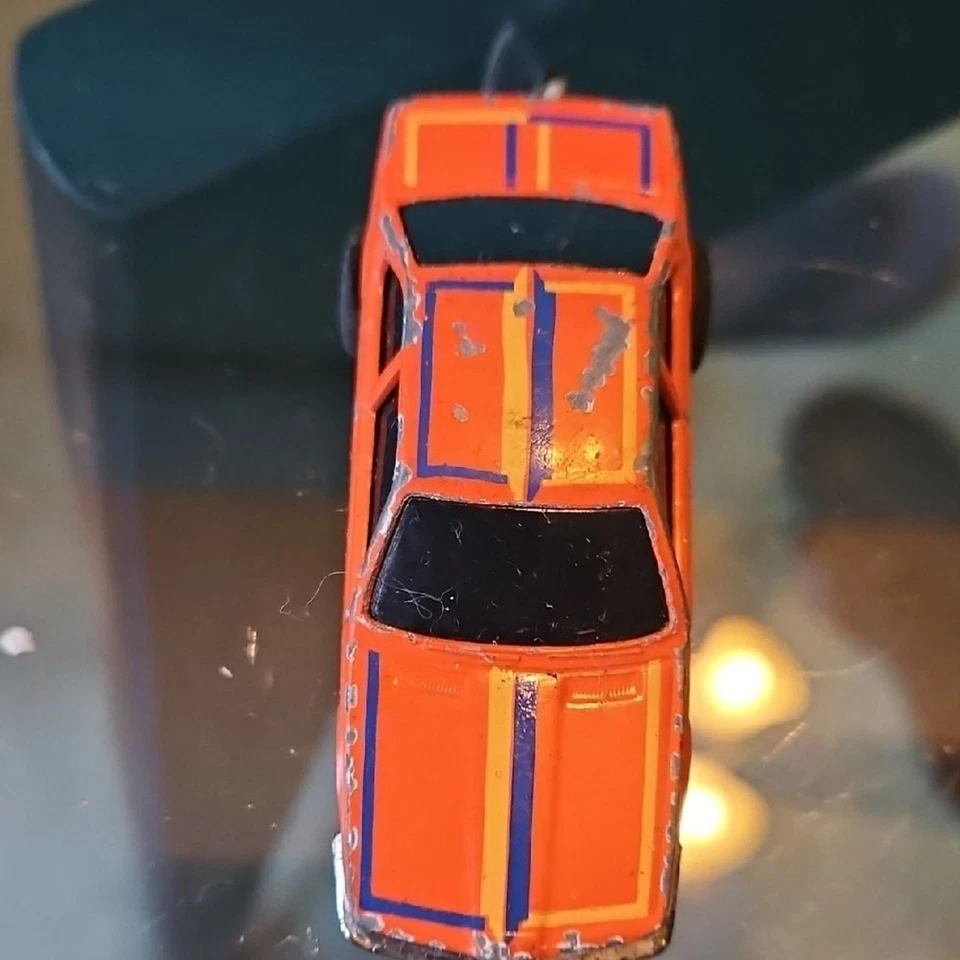 BMW 635CSI Diecast Yatming 3801 Vintage Años 80 Naranja Raro Con Cable Tirador Foto 3 de 4