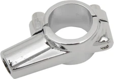 Emgo Handlebar Mirror Mount for 7/8in. Handlebar - Chrome Motorcycle ATV/UTV