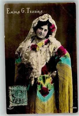 10750408 - Tracht Emma G. Texeira Marke bildseitig Trachten Spanien