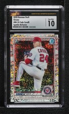 2020 Bowman Draft Chrome Sparkle Refractor Cade Cavalli CSG 10 Gem Mint 07m7