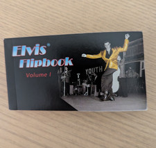 Dancing ELVIS PRESLEY Small 4" by 2" inch MOTION FLIP Book