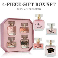 4-Piece Set, Women's Eau De Parfuma Spray Gift Box, Long Lasting Fragrance, 4 Di