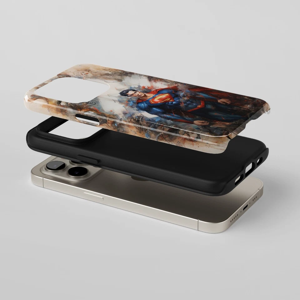 Capa resistente Superman Super Hero iPhone MagSafe para Apple iPhone série 14-16 - Imagem 3 de 3