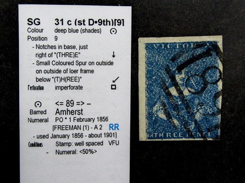 nystamps British Australian States Victoria Stamp # SG31C Used £70 L10y1506