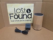 Amazon Echo 2nd Gen Alexa Smart Assistant Speaker RARE Oak Wood Grian Finish