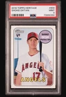 🔥Shohei Ohtani 2018 Topps Heritage ROOKIE PSA 9 #600🔥