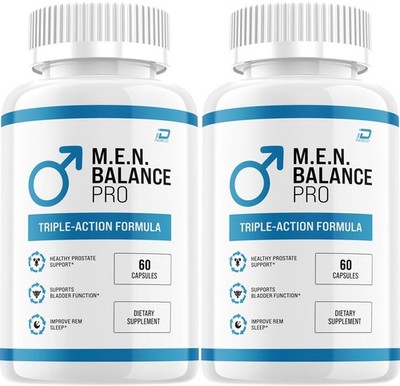 (2 Pack) M.E.N Balance Pro Supplement for Men   M.E.N Balance Pro Plus Health