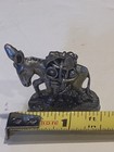 Mini 1.5” Pewter Figure Burro carrying minors pack — photo 6